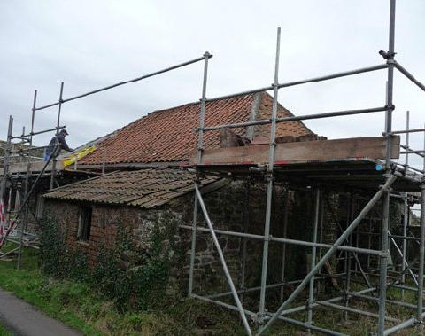 Hallend, Wickwar. Work in progress.