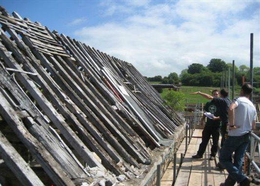 The Old Dairy, Wickwar. Work in progress.